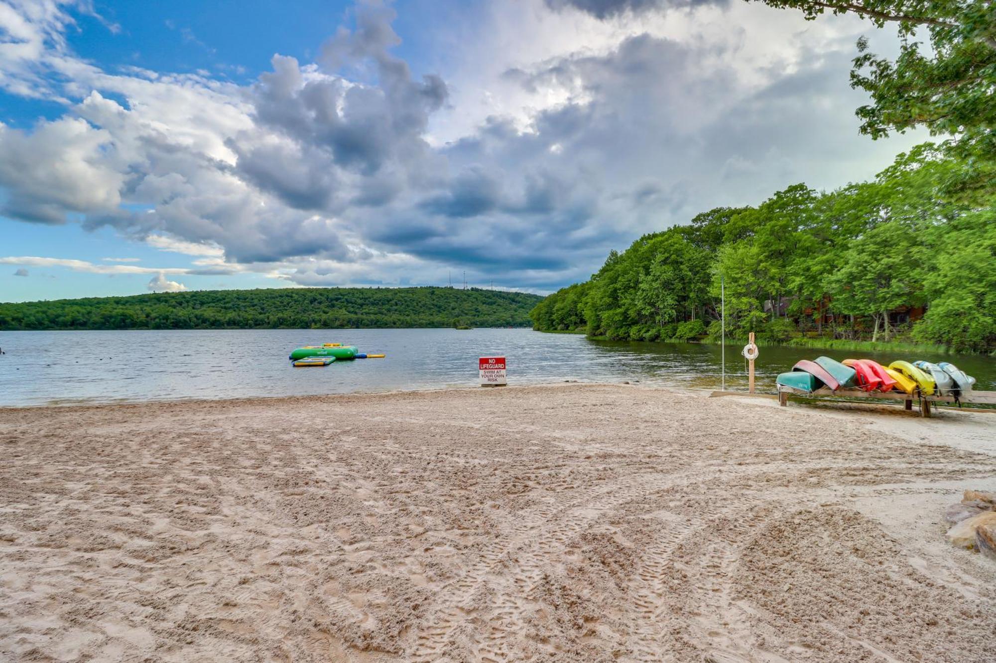 Lake Harmony Home About Half Mi To Big Boulder Mountain Esterno foto